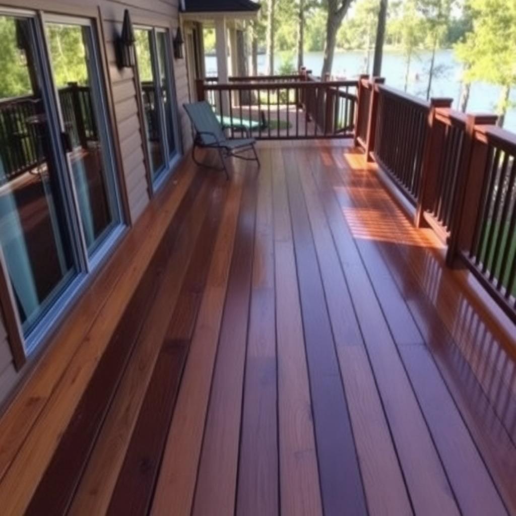 deck repair osage beach mo restored wood deck